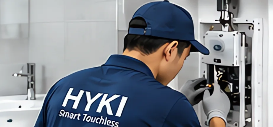 Lắp đặt thiết bị vệ sinh cảm ứng